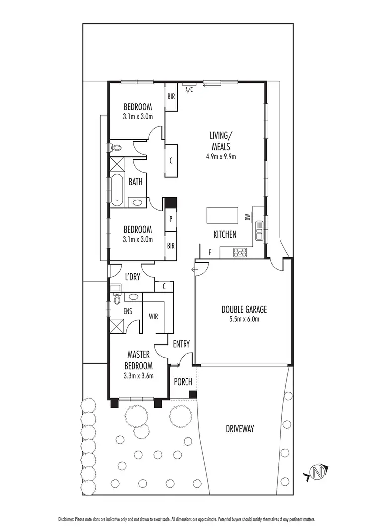 Floorplan of Homely house listing, 10 Franklin Way, Officer VIC 3809