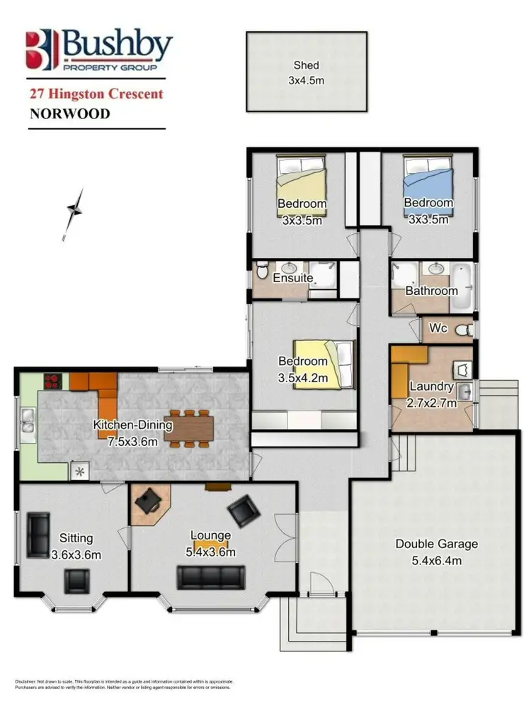 Floorplan of Homely house listing, 27 Hingston Crescent, Norwood TAS 7250