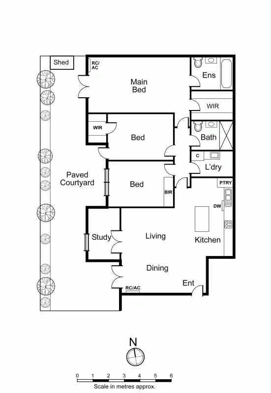 Floorplan of Homely apartment listing, 6/60 Wattletree Road, Armadale VIC 3143