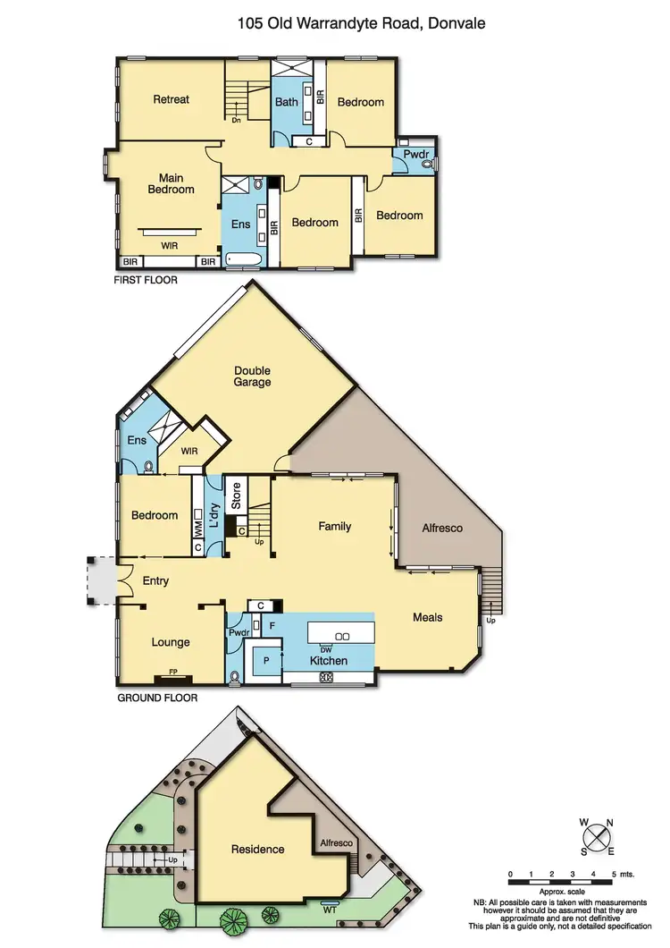 Floorplan of Homely house listing, 105 Old Warrandyte Road, Donvale VIC 3111