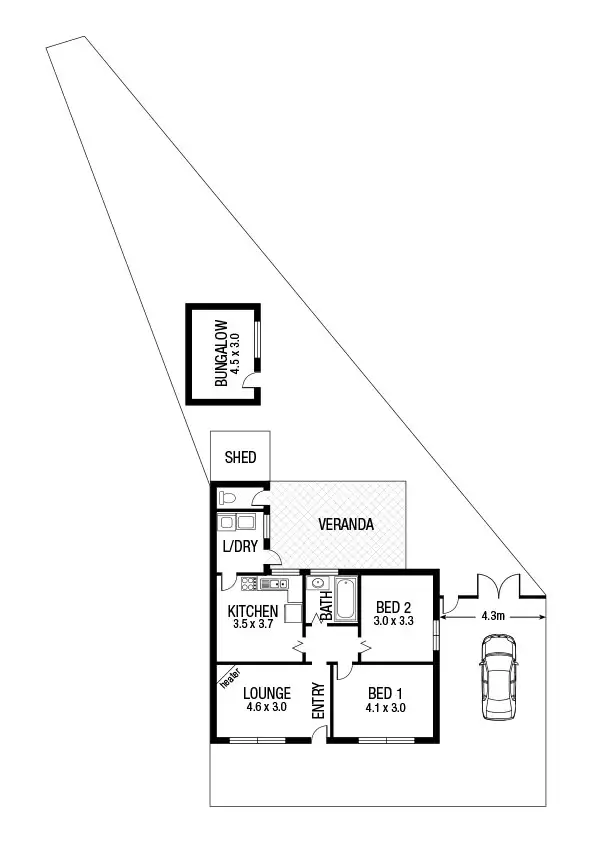 Floorplan of Homely house listing, 128 Gower Street, Preston VIC 3072