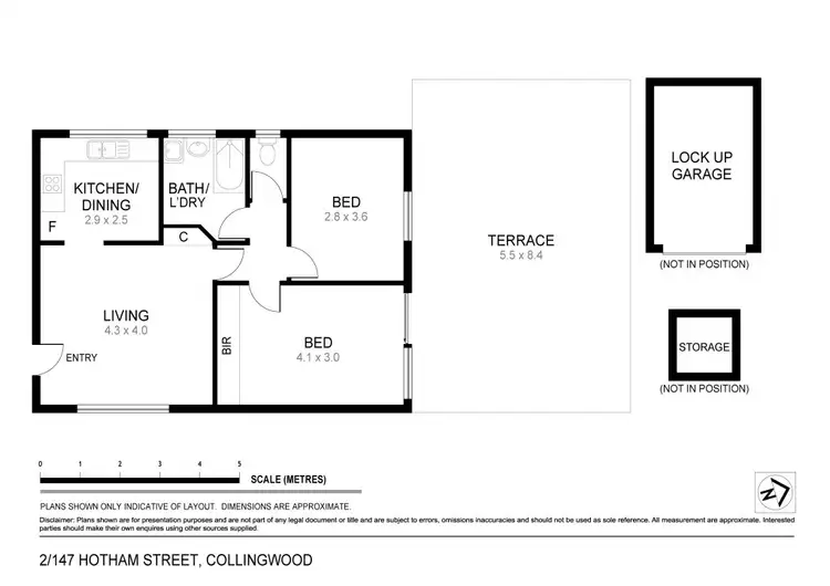 Floorplan of Homely unit listing, 2/147 Hotham Street, Collingwood VIC 3066