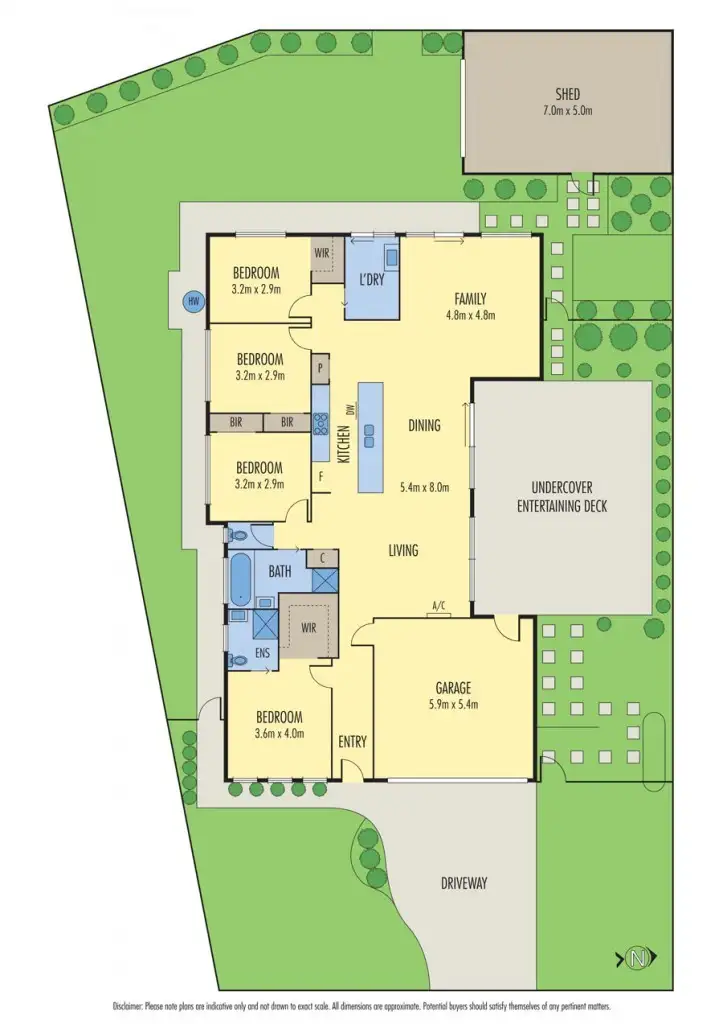Floorplan of Homely house listing, 13 Viogner Place, Waurn Ponds VIC 3216