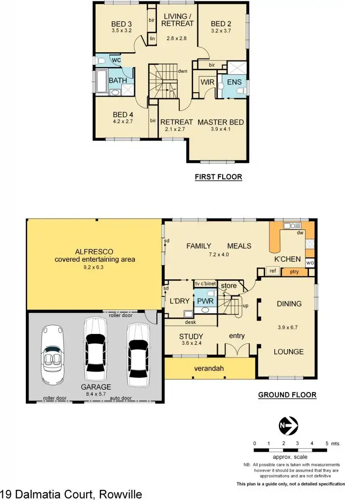 Floorplan of Homely house listing, 19 Dalmatia Court, Rowville VIC 3178