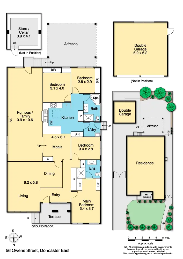 Floorplan of Homely house listing, 56 Owens Street, Doncaster East VIC 3109