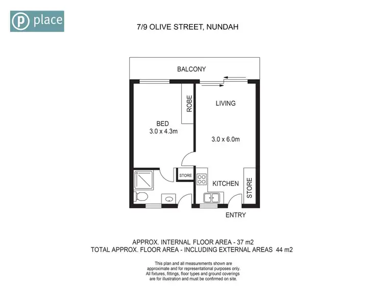 Floorplan of Homely unit listing, 7/9 Olive Street, Nundah QLD 4012