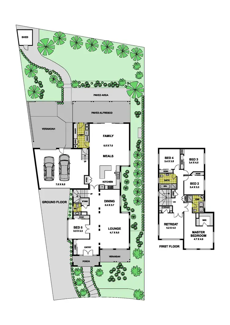Floorplan of Homely house listing, 40 Haddon Hall Drive (Cambridge Gardens), Attwood VIC 3049