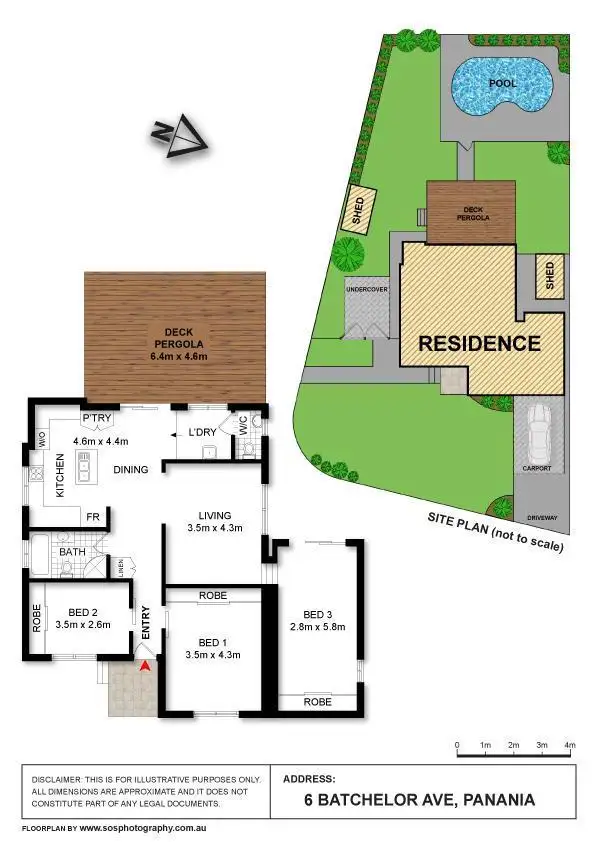 Floorplan of Homely house listing, 6 Batchelor Avenue, Panania NSW 2213