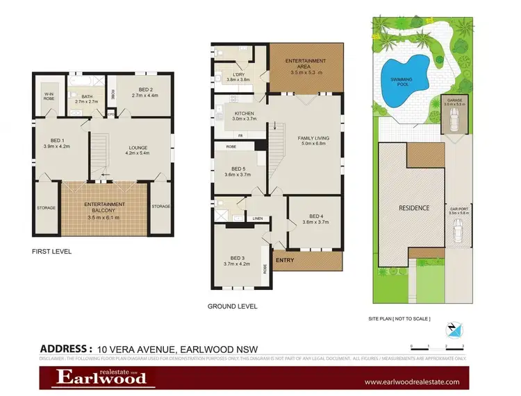 Floorplan of Homely house listing, 10 Vera Avenue, Earlwood NSW 2206