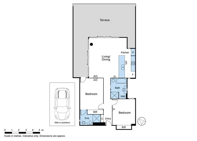 Floorplan of Homely apartment listing, 302/222-224 Rouse Street, Port Melbourne VIC 3207