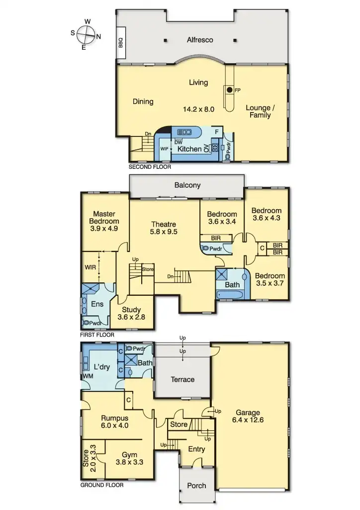 Floorplan of Homely house listing, 5 Craigrossie Road, Mornington VIC 3931