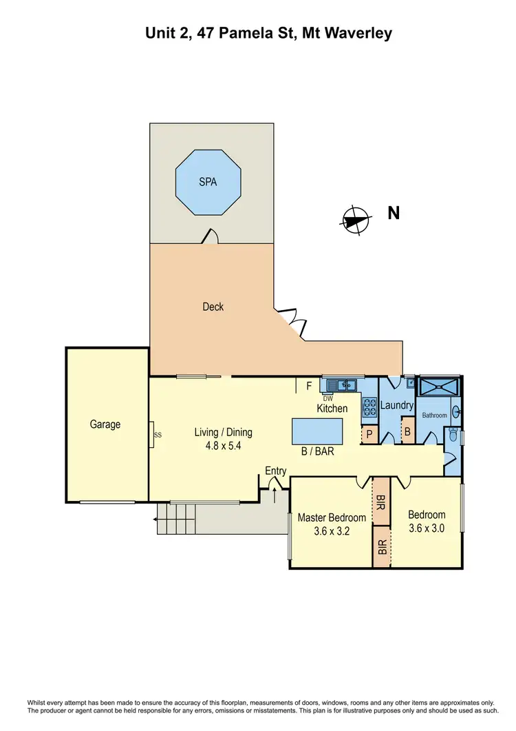 Floorplan of Homely unit listing, 2/47 Pamela Street, Mount Waverley VIC 3149