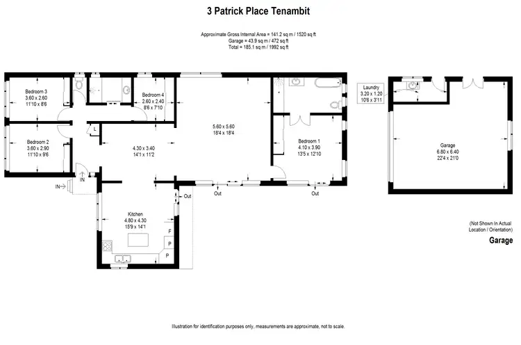 Floorplan of Homely house listing, 3 Patrick Place, Tenambit NSW 2323