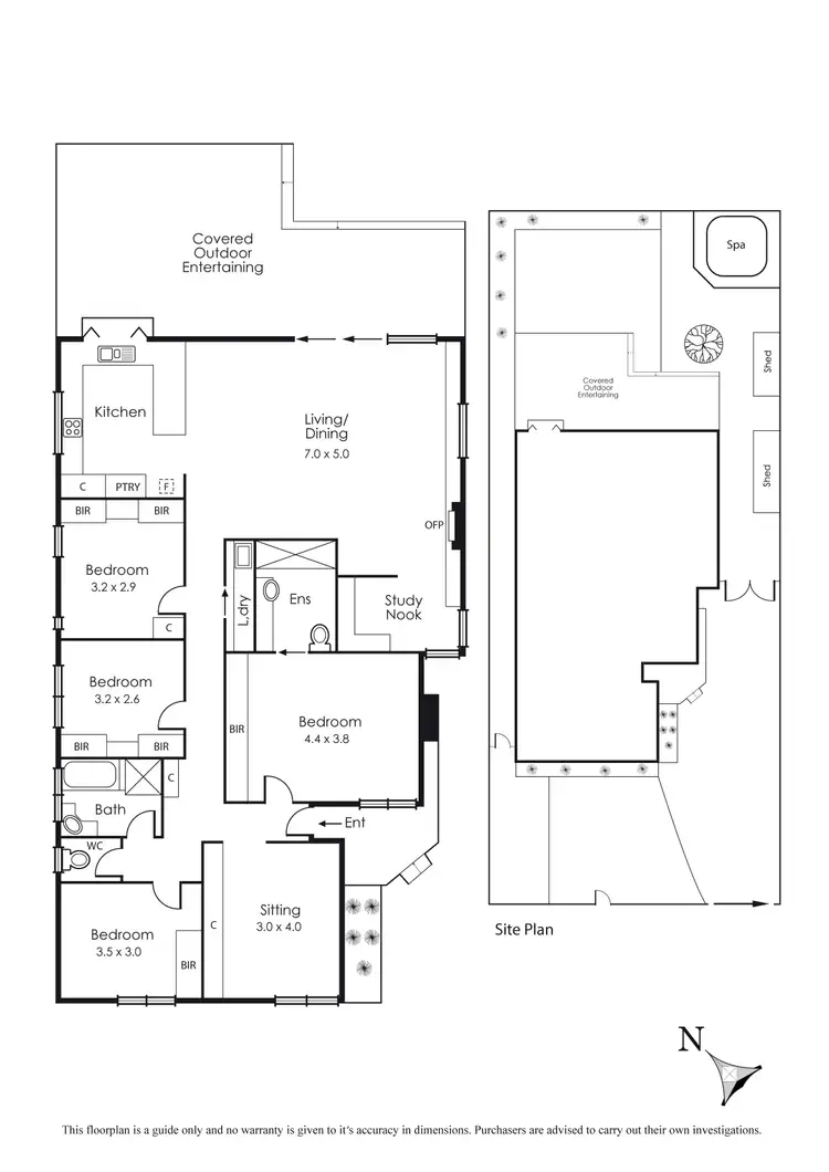 Floorplan of Homely house listing, 17 Dolphin Street, Aspendale VIC 3195