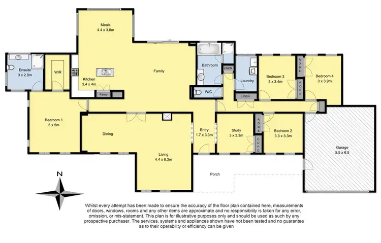 Floorplan of Homely rural property listing, 95 Wurdale Road, Wurdiboluc VIC 3241