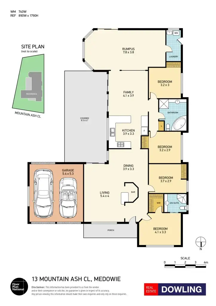 Floorplan of Homely house listing, 13 Mountain Ash Close, Medowie NSW 2318