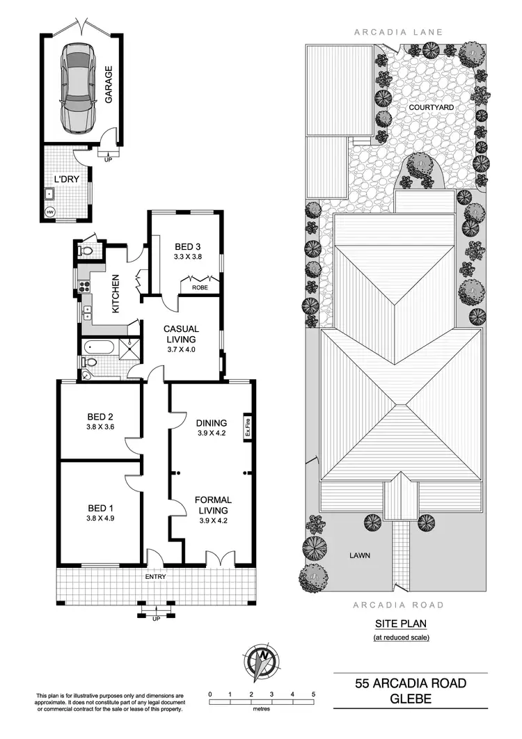 Floorplan of Homely house listing, 55 Arcadia Road, Glebe NSW 2037