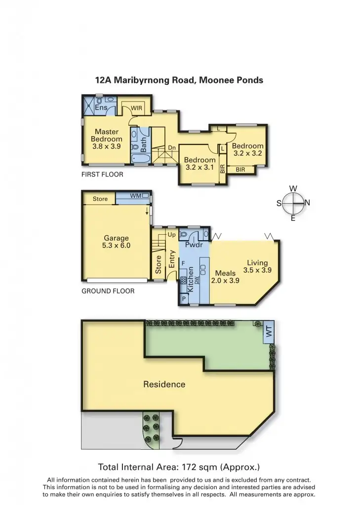 Floorplan of Homely unit listing, 12A Maribyrnong Road, Moonee Ponds VIC 3039