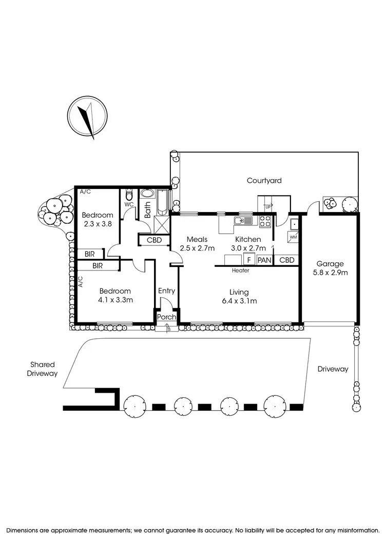 Floorplan of Homely unit listing, 7/33-37 Chingford Street, Fairfield VIC 3078