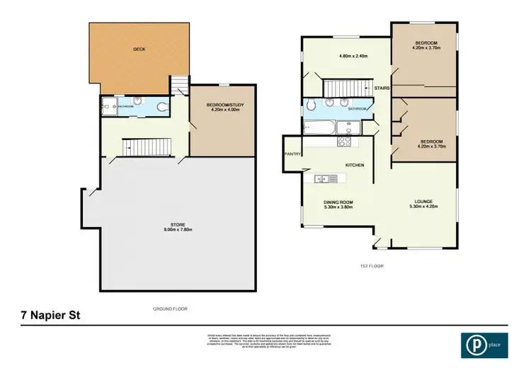 Floorplan of Homely house listing, 7 Napier Street, Carina Heights QLD 4152