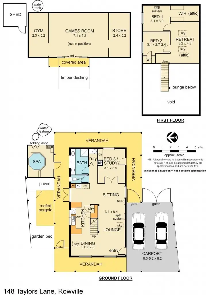 Floorplan of Homely house listing, 148 Taylors Lane, Rowville VIC 3178