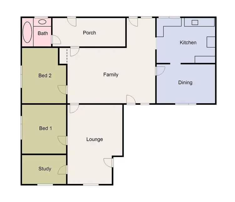 Floorplan of Homely house listing, 4 Albert Street, Miners Rest VIC 3352