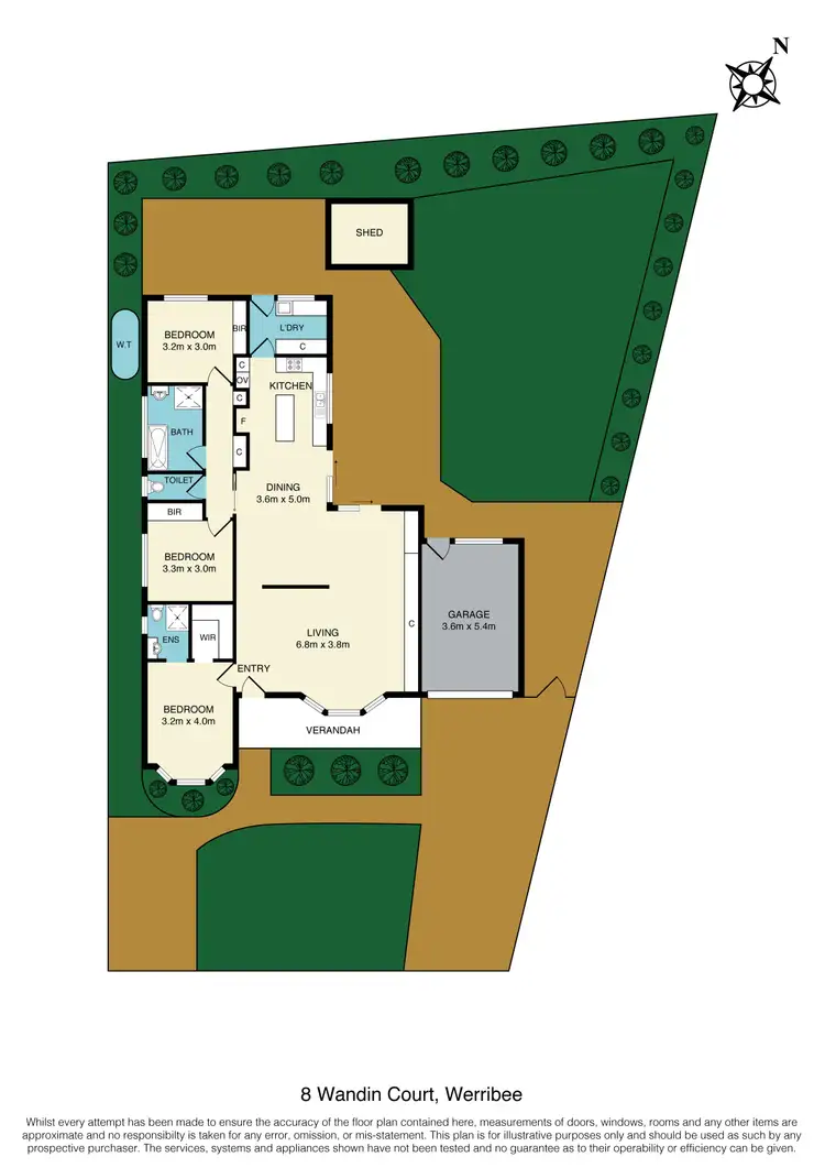 Floorplan of Homely house listing, 8 Wandin Court, Werribee VIC 3030