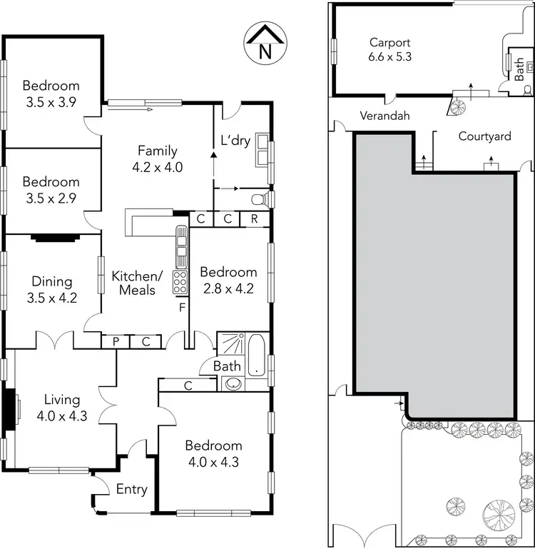 Floorplan of Homely house listing, 10 Pender Street, Preston VIC 3072