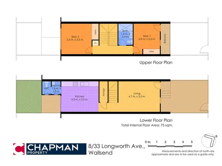 Floorplan of Homely unit listing, 8/33 Longworth Avenue, Wallsend NSW 2287