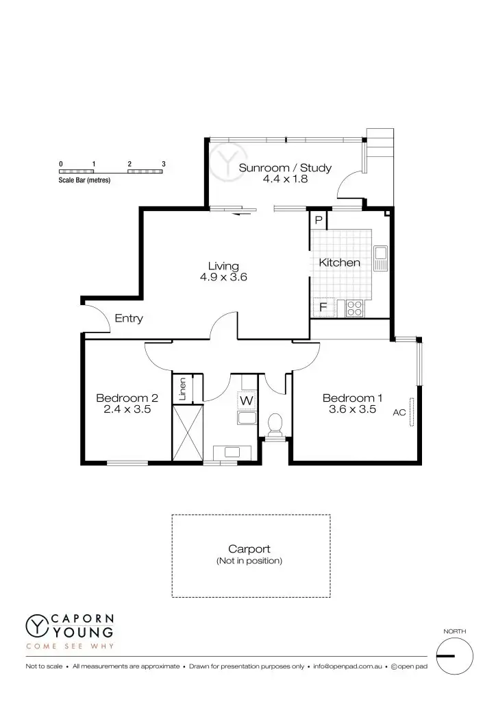 Floorplan of Homely apartment listing, 1/165 Derby Road, Shenton Park WA 6008