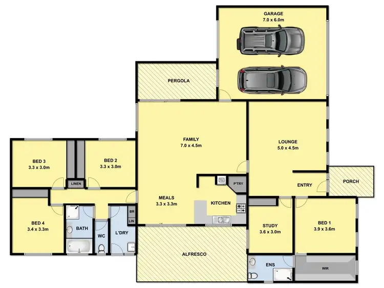 Floorplan of Homely house listing, 42 Island Drive, Torquay VIC 3228