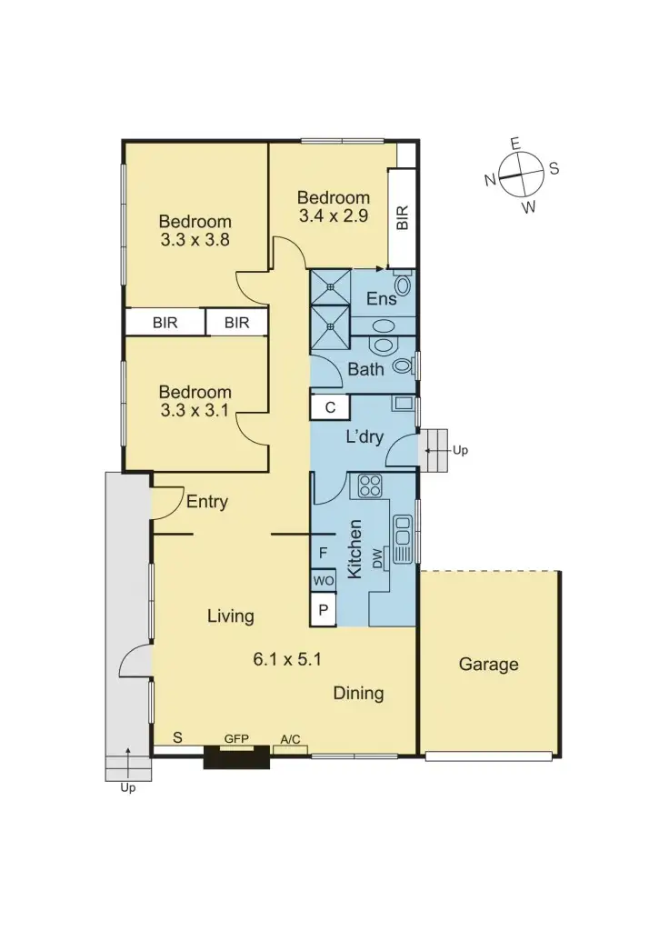 Floorplan of Homely house listing, 1 Box Avenue, Forest Hill VIC 3131