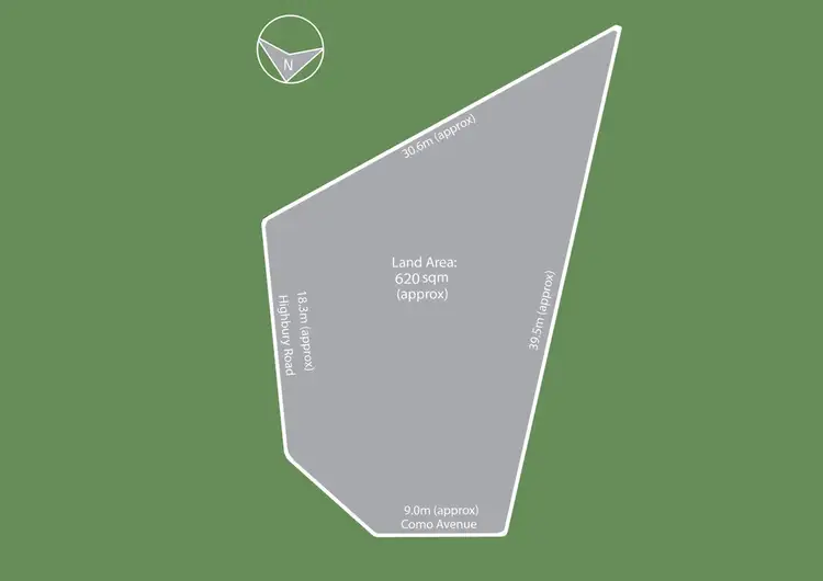 Floorplan of Homely land listing, 1 Como Avenue, Rye VIC 3941