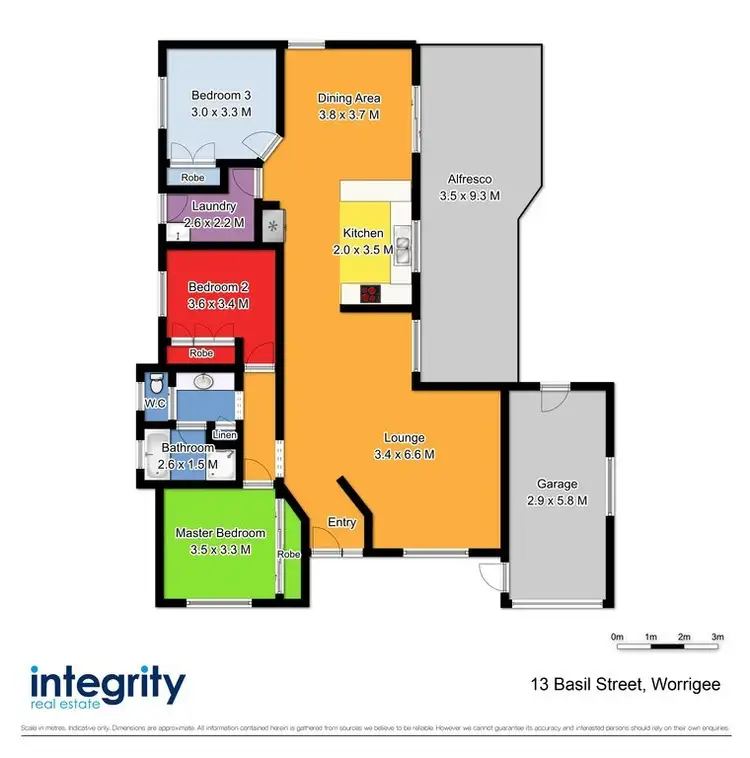 Floorplan of Homely house listing, 13 Basil Street, Worrigee NSW 2540