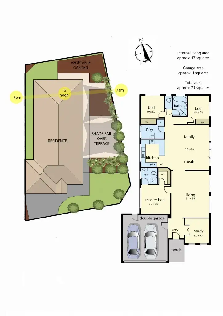 Floorplan of Homely house listing, 31 Monique Drive, Langwarrin VIC 3910