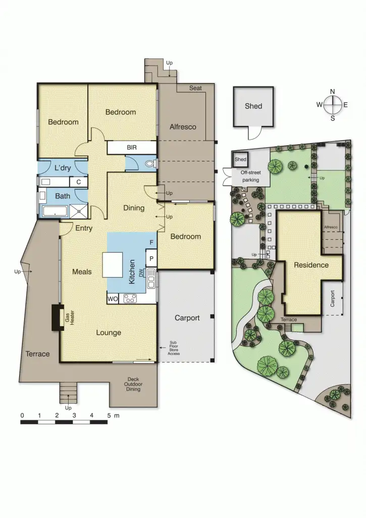 Floorplan of Homely house listing, 43 Scotland Avenue, Greensborough VIC 3088