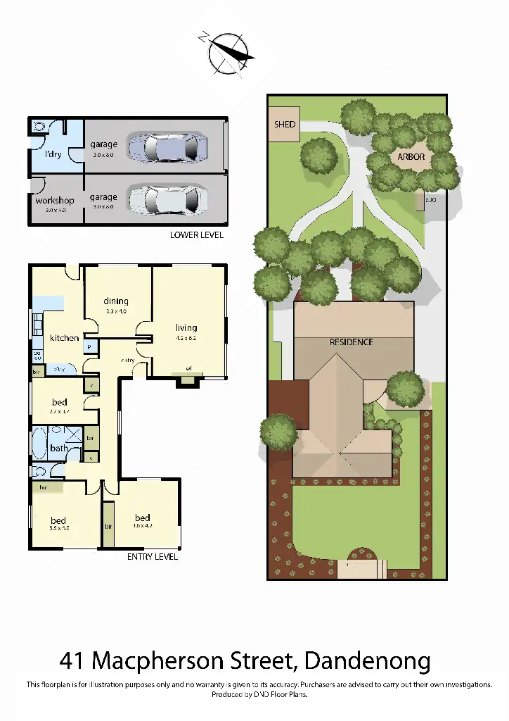Floorplan of Homely house listing, 41 Macpherson Street, Dandenong VIC 3175