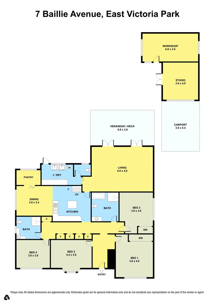 Floorplan of Homely house listing, 7 Baillie Ave, East Victoria Park WA 6101