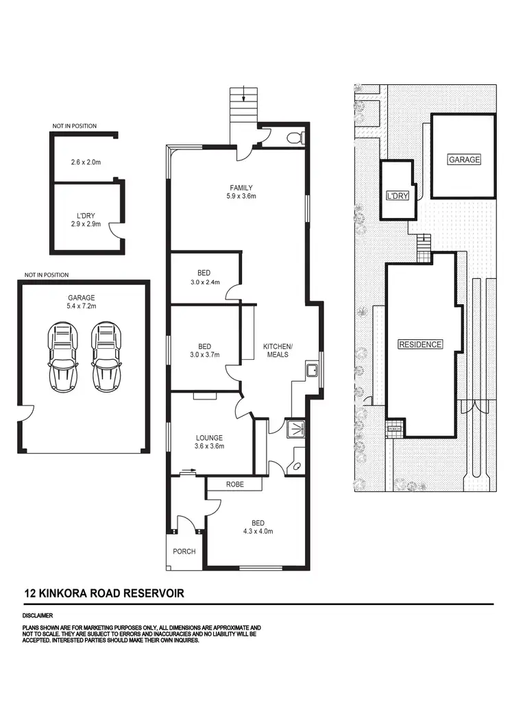 Floorplan of Homely house listing, 12 Kinkora Road, Reservoir VIC 3073