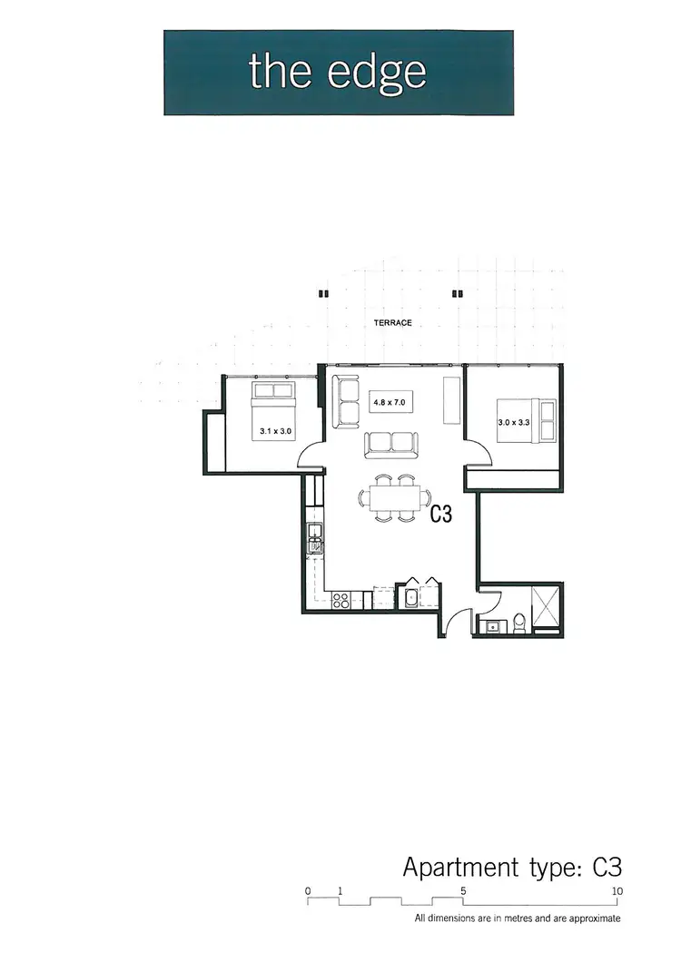 Floorplan of Homely apartment listing, 301/60 Edgewater Boulevard, Maribyrnong VIC 3032