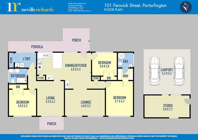 Floorplan of Homely house listing, 101 Fenwick Street, Portarlington VIC 3223
