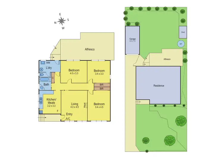 Floorplan of Homely house listing, 13 Fidge Crescent, Breakwater VIC 3219