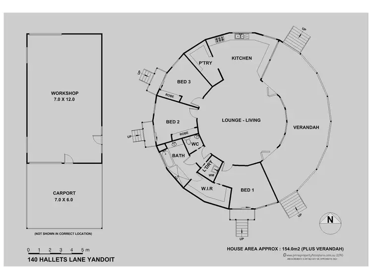 Floorplan of Homely house listing, 140 Hallets Lane, Yandoit VIC 3461