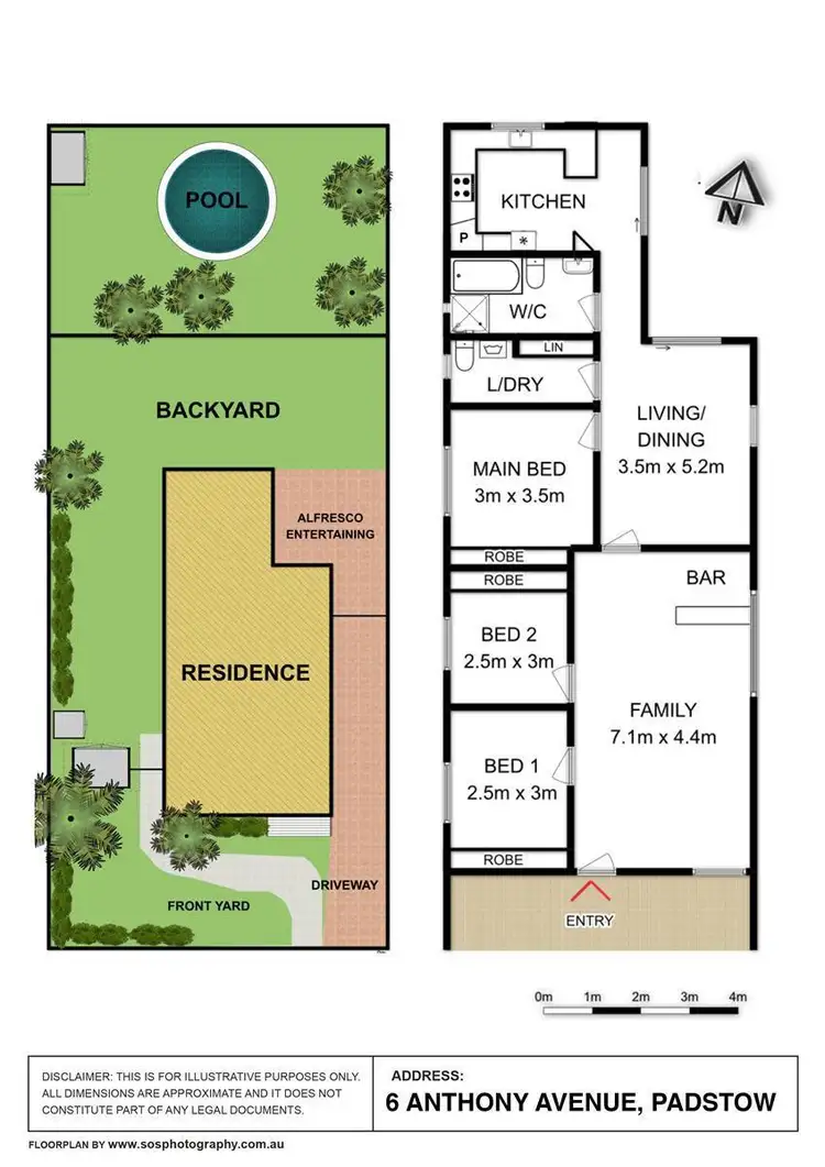 Floorplan of Homely house listing, 6 Anthony Avenue, Padstow NSW 2211