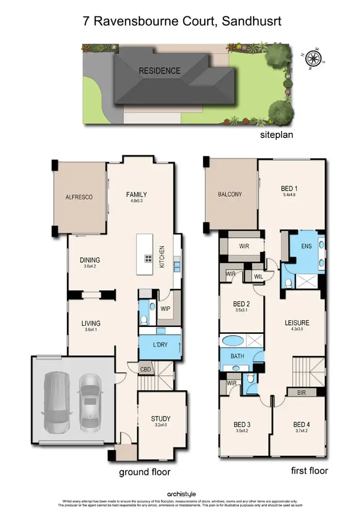 Floorplan of Homely house listing, 7 Ravensbourne Court, Sandhurst VIC 3977