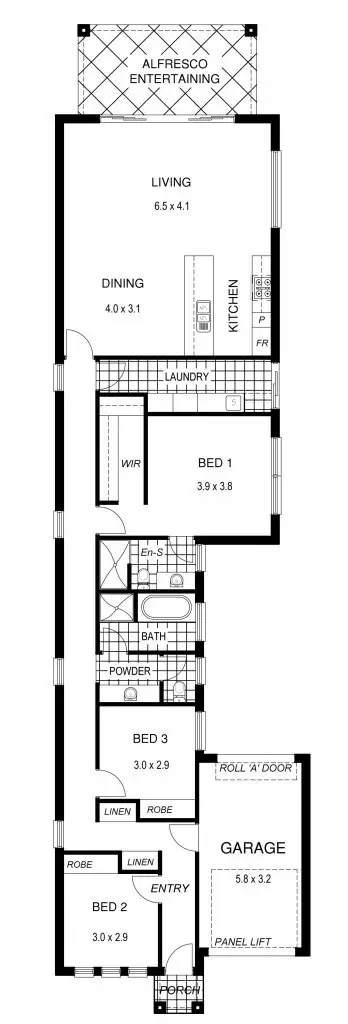 Floorplan of Homely house listing, 3B Papagni Avenue, Newton SA 5074