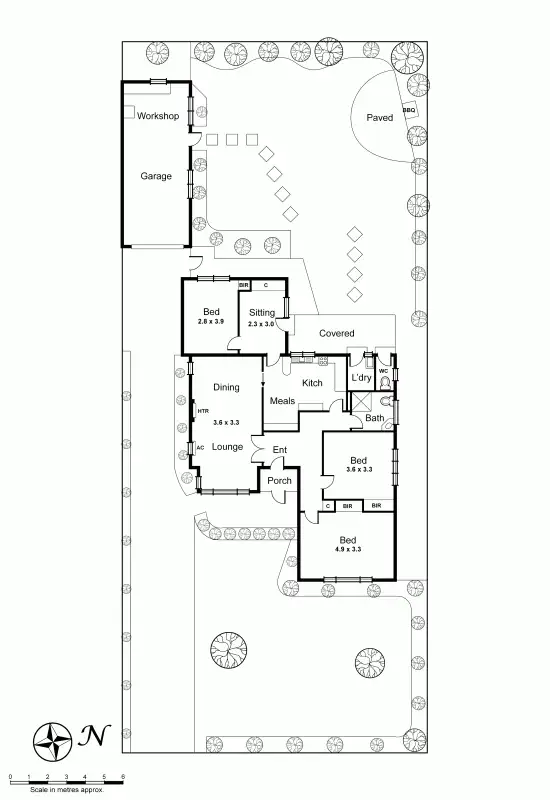 Floorplan of Homely house listing, 41 Brett Street, Murrumbeena VIC 3163