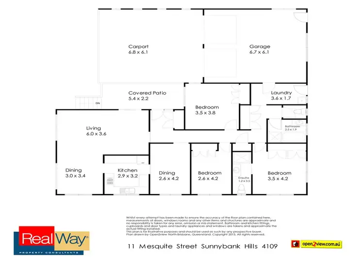 Floorplan of Homely house listing, 11 Mesquite Street, Sunnybank Hills QLD 4109