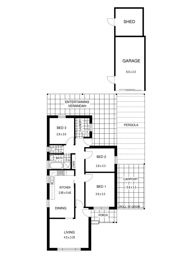 Floorplan of Homely house listing, 30A Denton Street, Hendon SA 5014