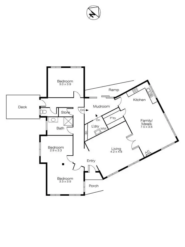 Floorplan of Homely house listing, 2815 Midland Highway, Newlyn VIC 3364